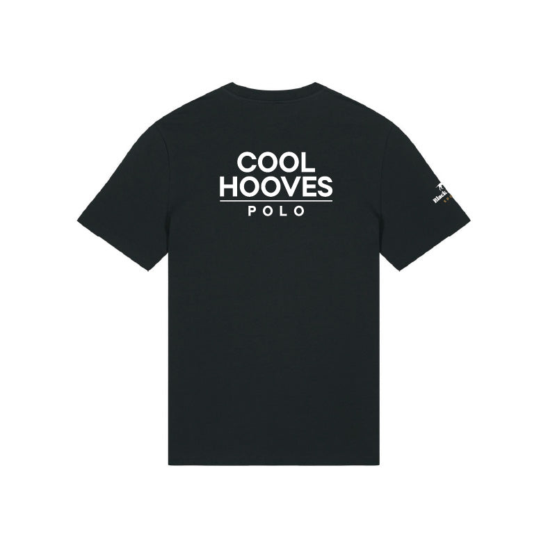 Cool Hooves Polo Black T-Shirt