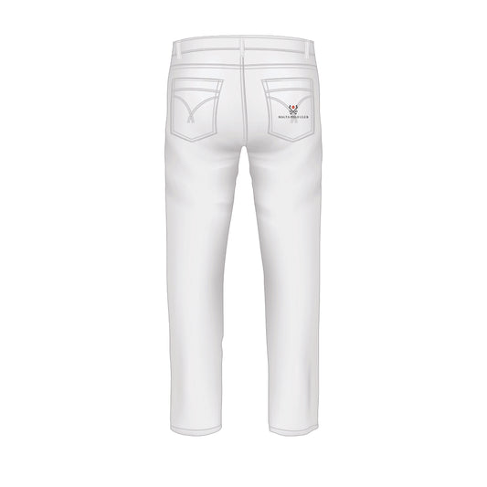 Malta Polo Men's White Jeans