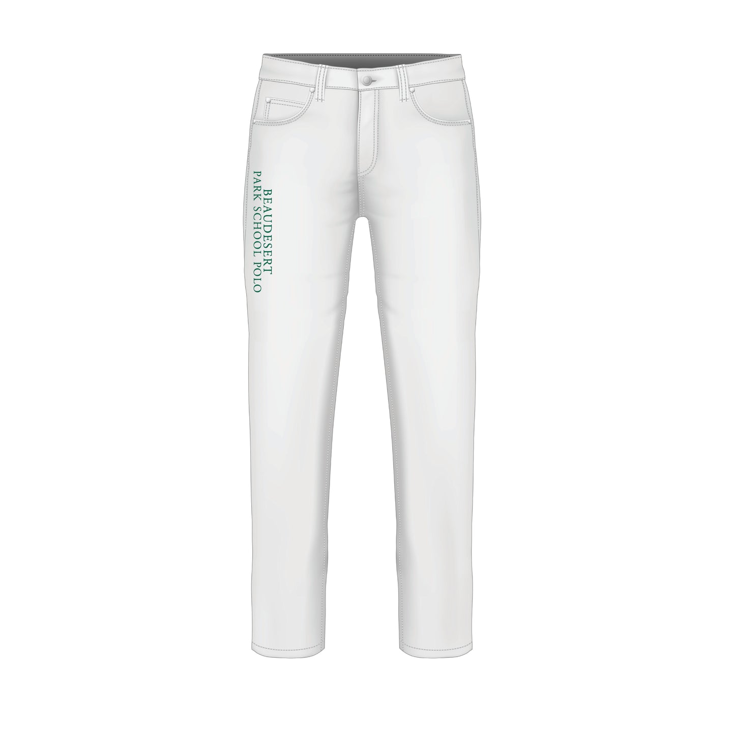 Beaudesert Park White Jeans