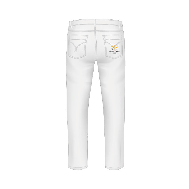 Druids Lodge Polo White Jeans