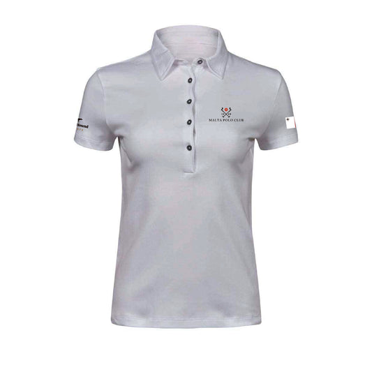 Malta White Polo Shirt - Women