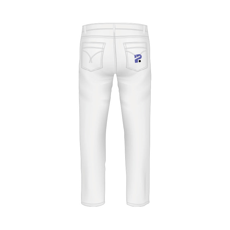 Polo Plan White Jeans