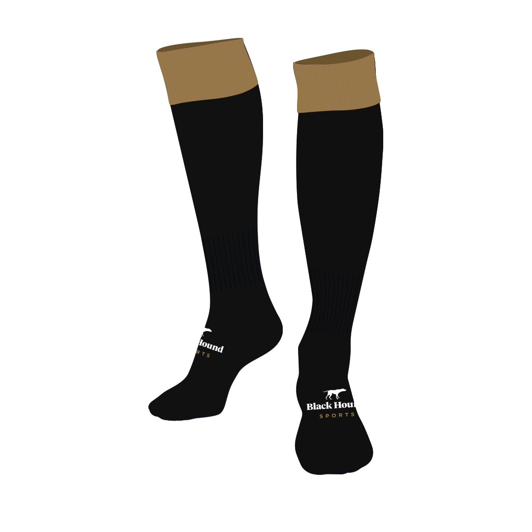 Black Hound Polo Socks - Preorder Now
