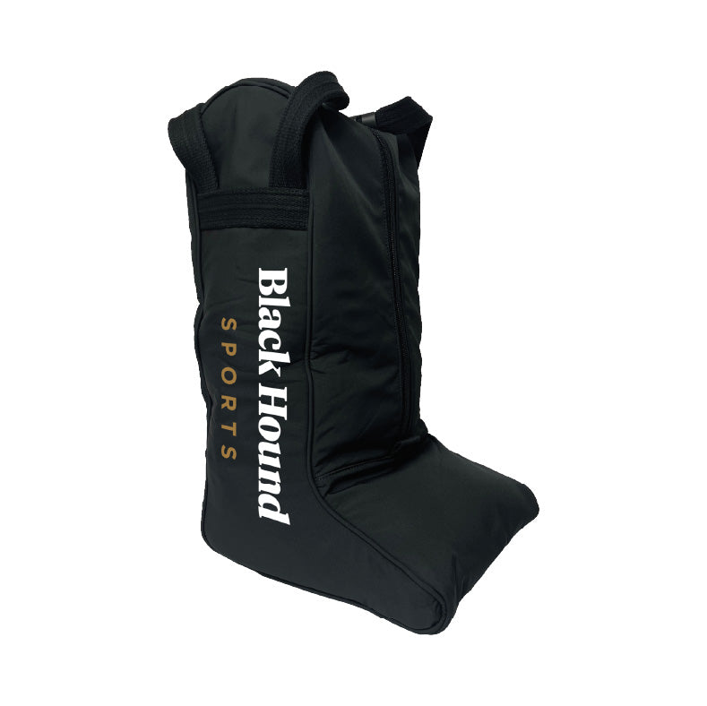 Black Hound Black Polo Boot Bag