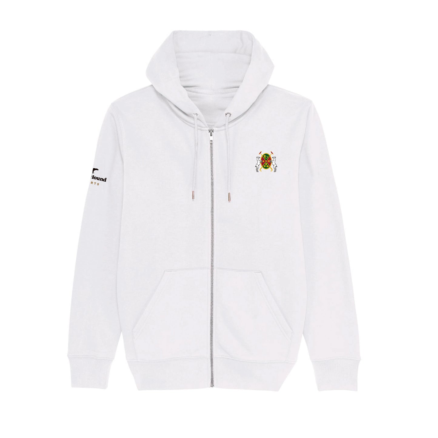 Polo Club de Chantilly White Zip Hoodie