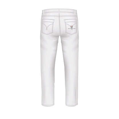 Malta Polo Men's White Jeans